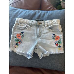 Girls Lucky Brand Embroidered Shorts